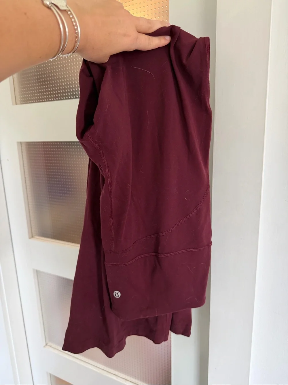 lululemon athletica size 12 flare Maroon leggings